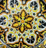 Assiette vintage / Grèce / Emaux / Pipos Rodos n°11549