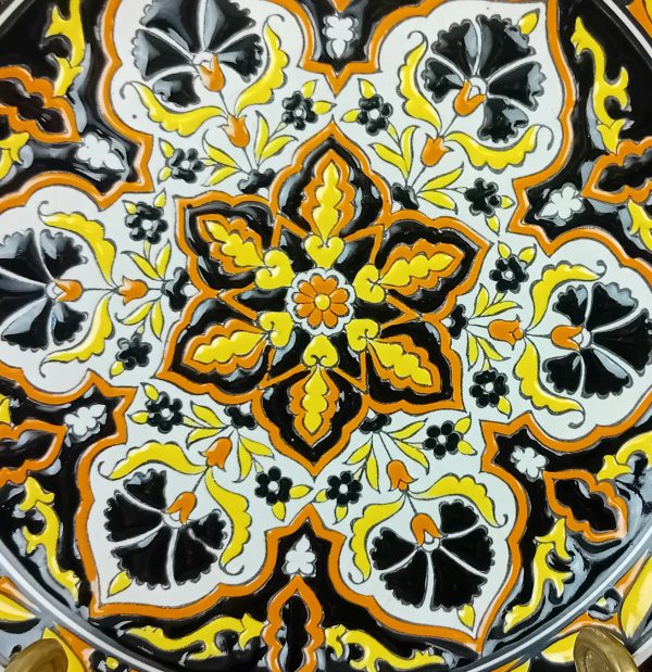 Assiette vintage / Grèce / Emaux / Pipos Rodos n°11549