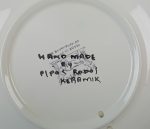 Assiette vintage / Grèce / Emaux / Pipos Rodos n°11549