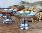 Lot de 6 coupes a glace vintages en inox n°11595