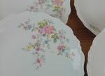 Lot de 6 assiettes plates en porcelaine de Limoges n°11605