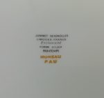 Lot de 6 assiettes plates en porcelaine de Limoges n°11605