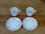 Lot de 2 anciennes tasses / Terre de fer / Gien / n°11615