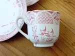 Lot de 2 anciennes tasses / Terre de fer / Gien / n°11615