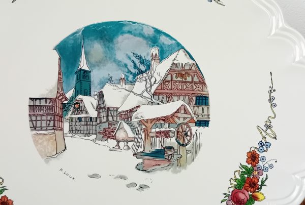 Plat a gâteaux Obernai / Sarreguemines n°11609