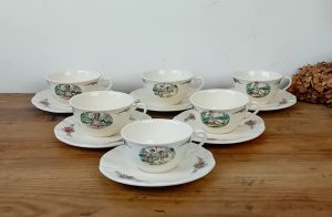 Service a thé ou chocolat Obernai Sarreguemines n°11616