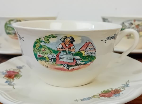 Service a thé ou chocolat Obernai Sarreguemines n°11616