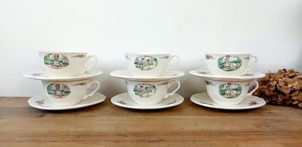 Service a thé ou chocolat Obernai Sarreguemines n°11616