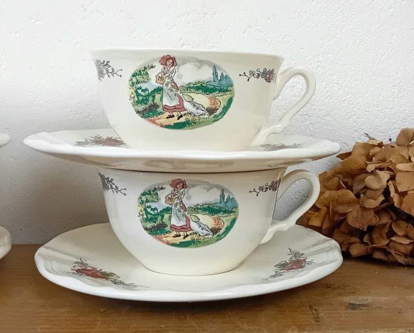 Service a thé ou chocolat Obernai Sarreguemines n°11616