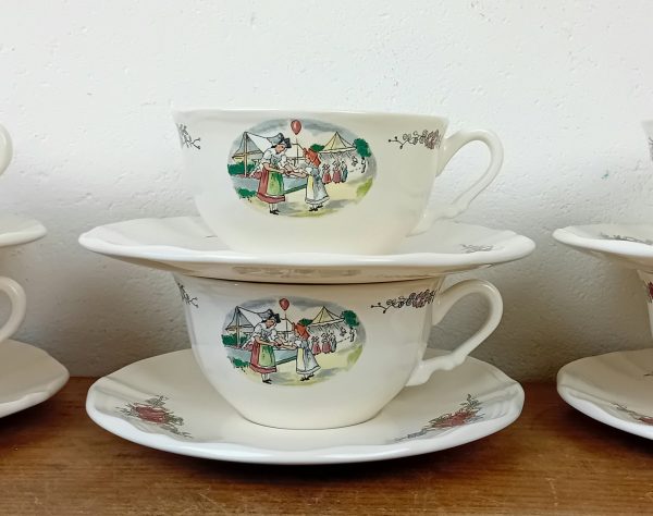 Service a thé ou chocolat Obernai Sarreguemines n°11616