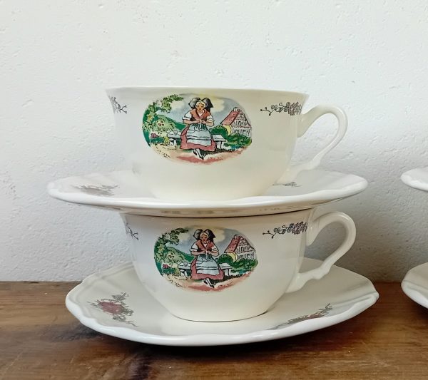 Service a thé ou chocolat Obernai Sarreguemines n°11616