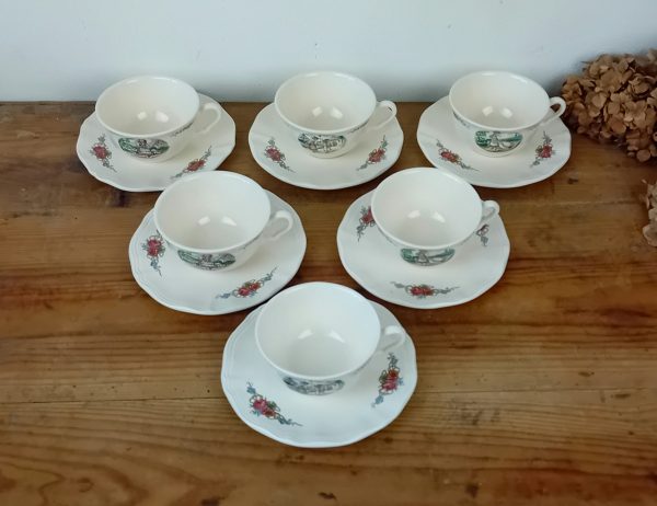 Service a thé ou chocolat Obernai Sarreguemines n°11616