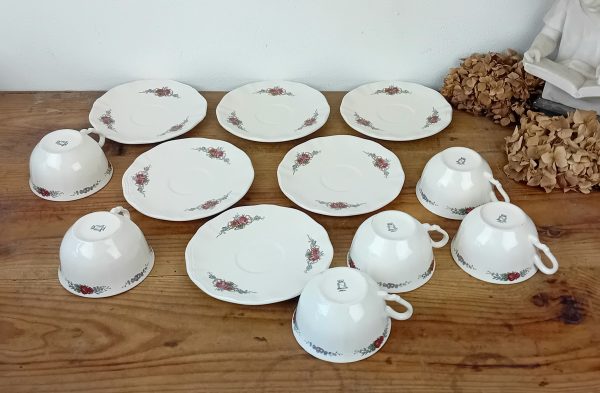 Service a thé ou chocolat Obernai Sarreguemines n°11616