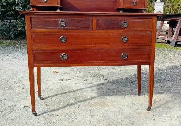 Ancienne coiffeuse / commode en acajou n°11572