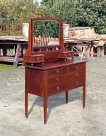 Ancienne coiffeuse / commode en acajou n°11572