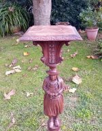 Ancienne paire de sellettes sculptée / Bretagne / n°11617