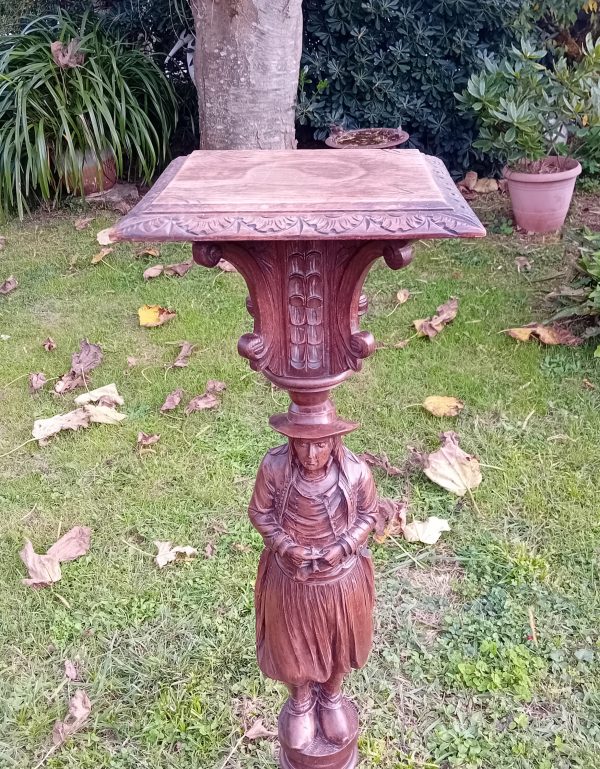 Ancienne paire de sellettes sculptée / Bretagne / n°11617