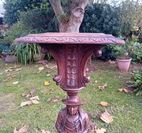 Ancienne paire de sellettes sculptée / Bretagne / n°11617