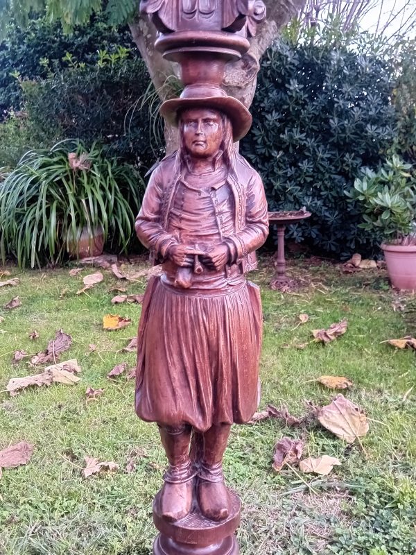 Ancienne paire de sellettes sculptée / Bretagne / n°11617