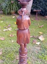 Ancienne paire de sellettes sculptée / Bretagne / n°11617