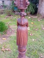 Ancienne paire de sellettes sculptée / Bretagne / n°11617