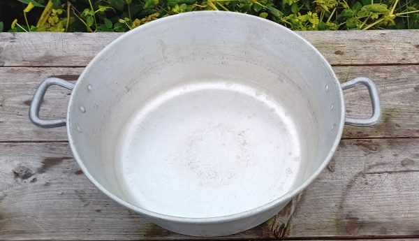 Grande bassine landaise en alu n°11620