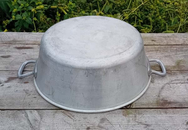 Grande bassine landaise en alu n°11620