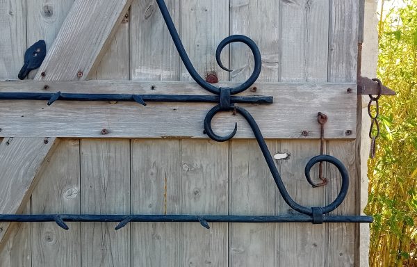 Ancienne potence de boucher en fer forgé n°11622