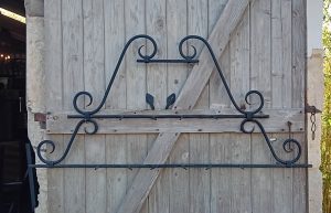 Ancienne potence de boucher en fer forgé n°11622