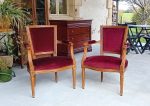 Paire de fauteuils cabriolets Louis XVI n°11623
