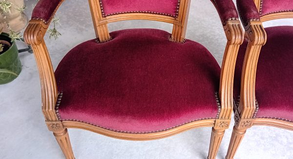 Paire de fauteuils cabriolets Louis XVI n°11623