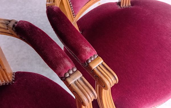 Paire de fauteuils cabriolets Louis XVI n°11623