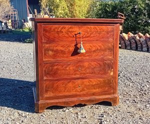 Ancienne commode Napoléon III en Acajou n°11630