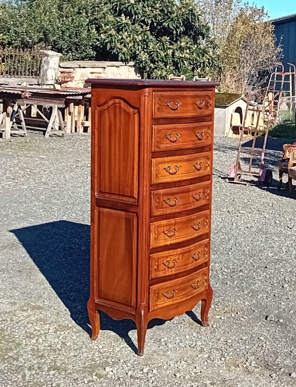 Semainier Louis XV en merisier n°11635