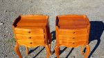 Paire de tables de nuit en merisier n°11638