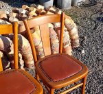 Lot de 3 chaises vintages / Bistrot / Luterma / n°11644