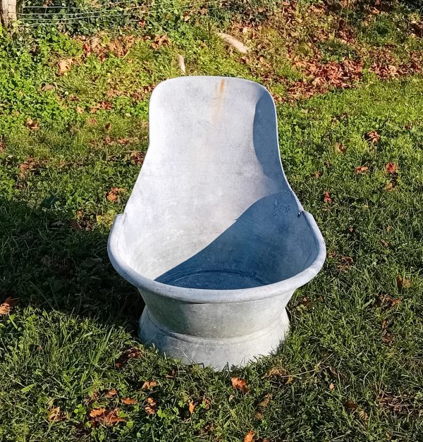 Ancienne baignoire en zinc n°11650