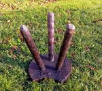 Tabouret vintage / Fer a cheval / n°11652