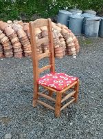 Ancienne chaise basse n°11656