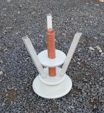 Tabouret a vis en bois n°11657