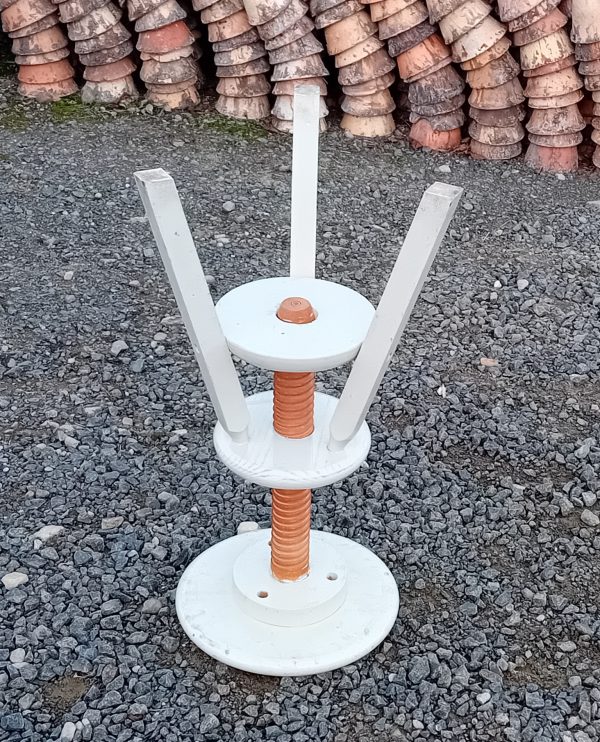 Tabouret a vis en bois n°11658