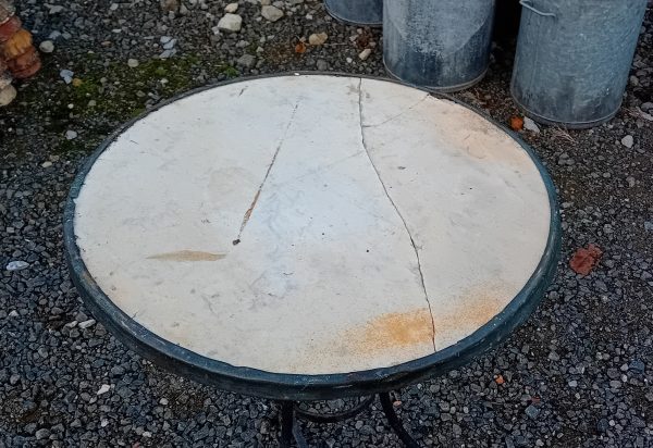 Ancien pied de table en fer forgé n°11662