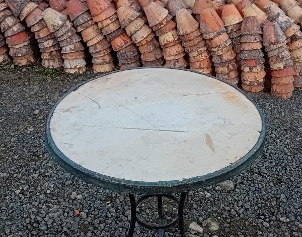Ancien pied de table en fer forgé n°11662