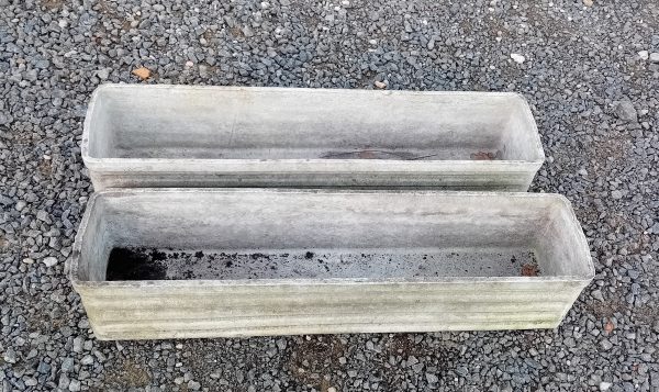 Paire de jardinières vintages / Willy Guhl / n°11664