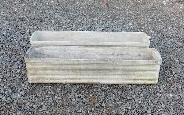 Paire de jardinières vintages / Willy Guhl / n°11664