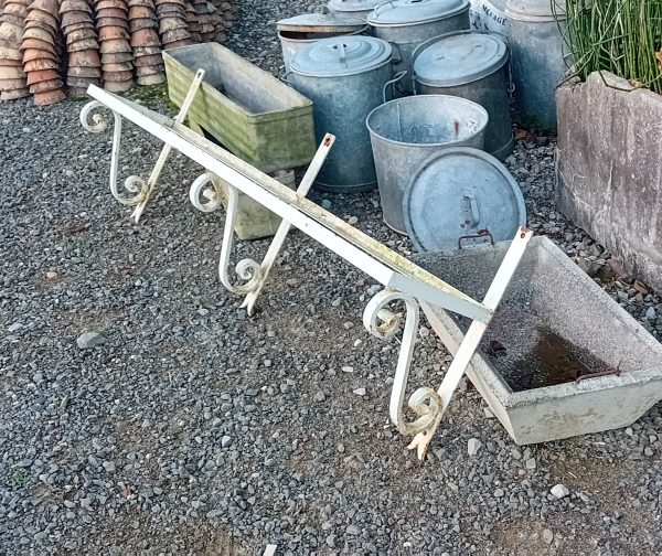 Ancienne grande étagère en fer forgé n°11668