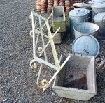 Ancienne grande étagère en fer forgé n°11668