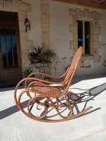 Ancien Rocking Chair Thonet / Bois courbé / n°11672