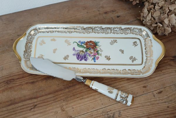 Plat a cake en porcelaine de Limoges n°11682