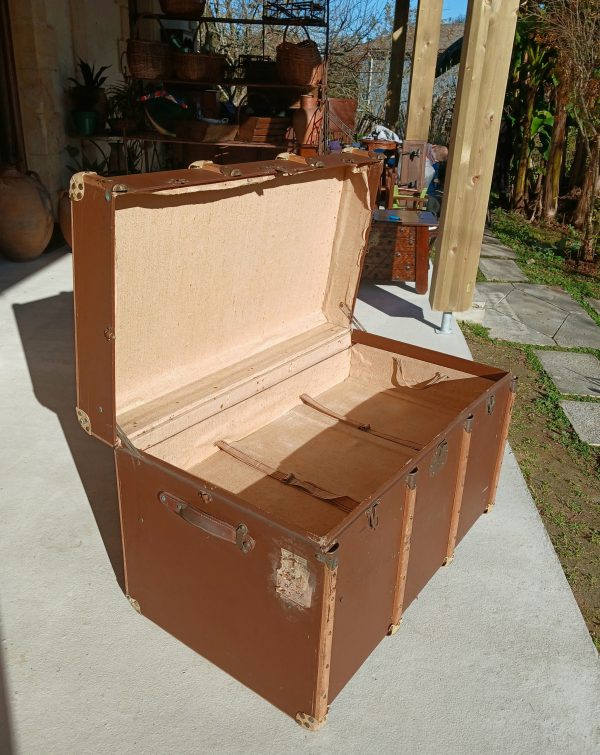Ancienne malle de voyage n°11687